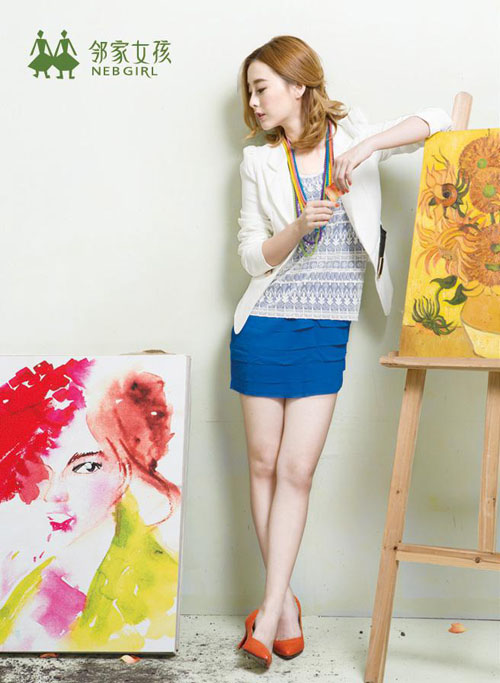 邻家女孩女装2013秋季新品“爱尚绘”