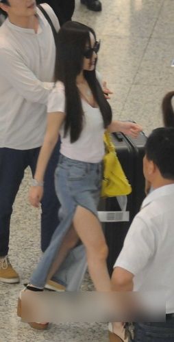 明星机场私服秀 林志玲露香肩孙俪潮