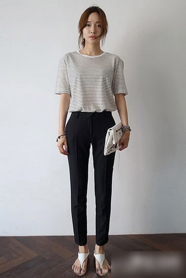 复古海魂衫 细条纹做内衬(图2)